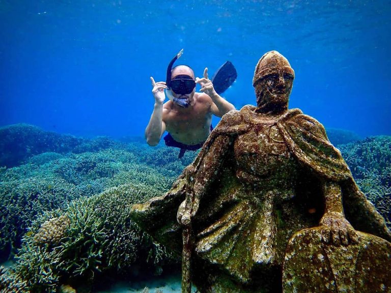 underwater statues Philippines