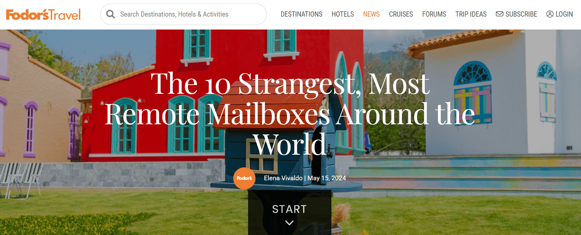 Fodor's Travel blog mailboxes around the world